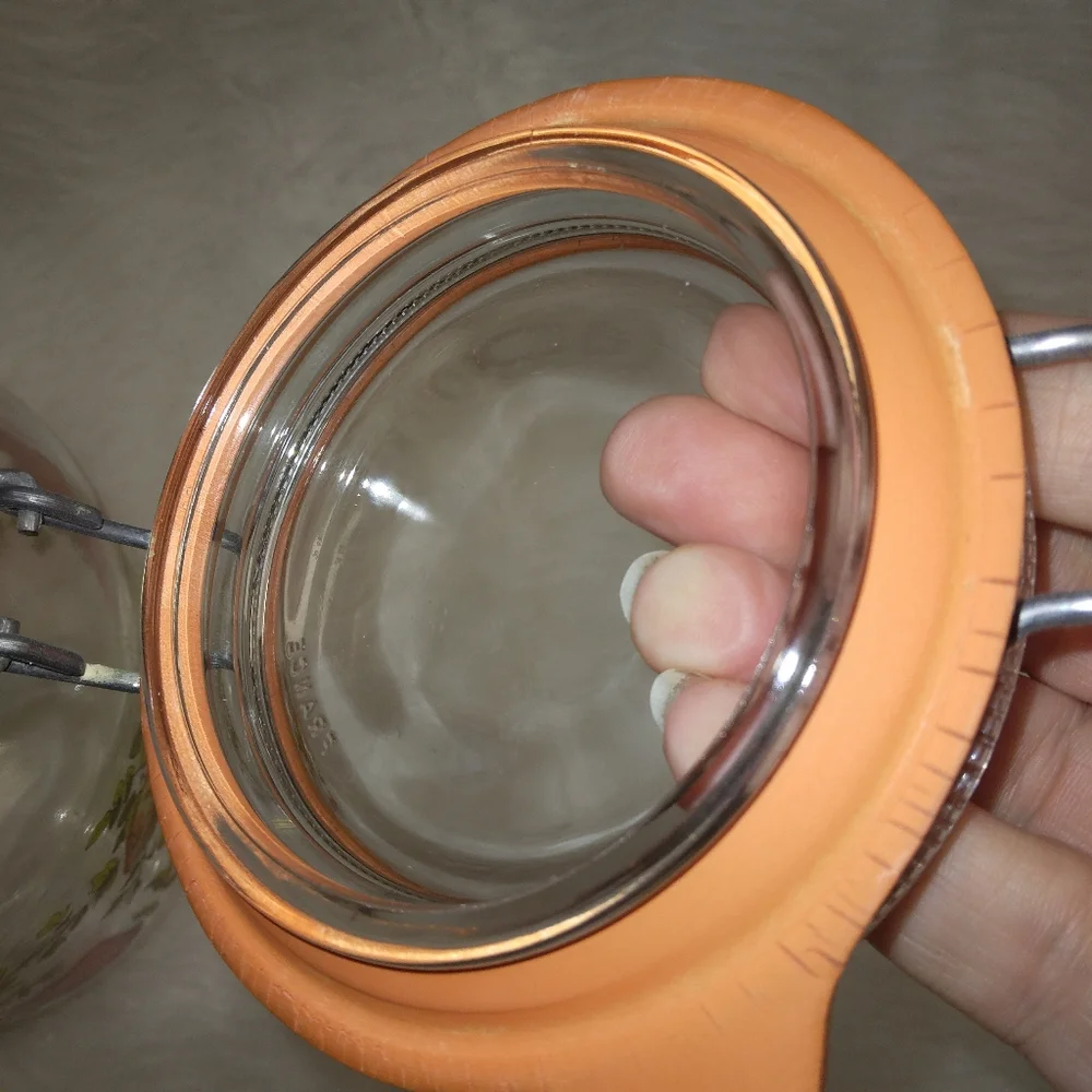VINTAGE Arc of France Spice of Life 2L Glass Canister.
